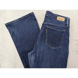 Levi's 515 Bootcut Women's Size 10 W30 L32 Dark Wash Denim Jeans Mid Rise‎